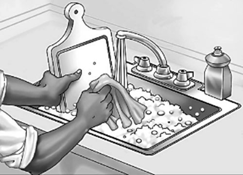飯后誰洗碗？交給我吧！